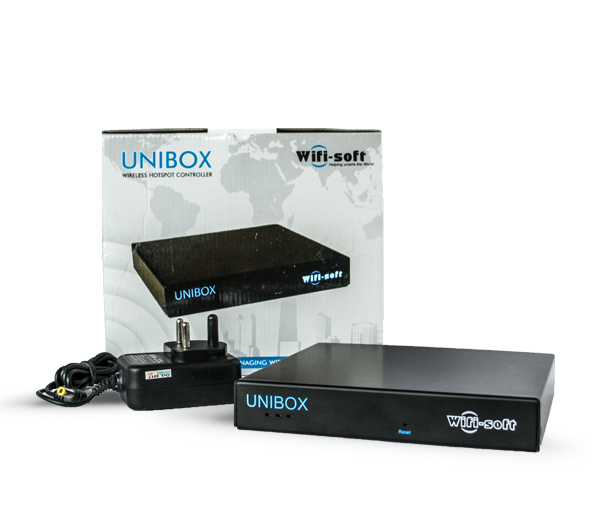 UniBox - SMB Series deployed for managing WiFi hotspots in hotels, shopping malls, schools- Wifisoft